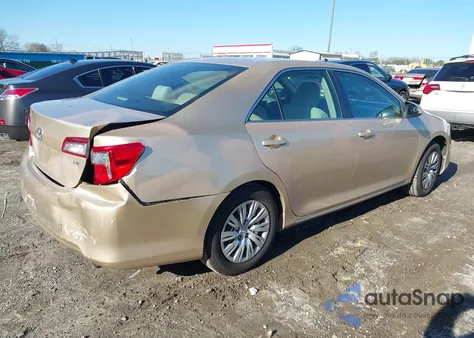 2012 Toyota Camry Le z USA, uszkodzony, nr VIN 4T1BF1FK8CU164367